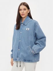 Calvin Klein Jeans Kurtka jeansowa Skater J20J223258 Niebieski Relaxed Fit. Niebieskie kurtki Calvin Klein Jeans, s, bez wzorów, z bawełny, bez kaptura. Za 589.99 zł.