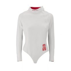 Bluza do szermierki dla praworęcznych 800N damska. Białe bluzy FENC'IT, xs, bez wzorów, z materiału, bez kaptura. W wyprzedaży za 599.99 zł.