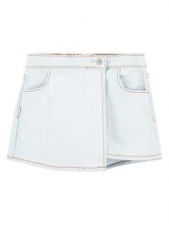 Levi's Kids Szorty dżinsowe w kolorze błękitnym rozmiar: 158. Niebieskie szorty Levi's Kids, z aplikacjami, ze skóry, klasyczne, z podwyższonym stanem. Za 105.63 zł.