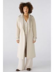 Oui Płaszcz w kolorze szarobeżowym rozmiar: 46. Brązowe płaszcze Oui, bez wzorów, z kaszmiru, bez kaptura. Za 366.35 zł.