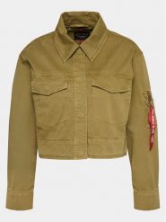 Alpha Industries Kurtka przejściowa Deck 136017 Zielony Oversize. Zielone kurtki Alpha Industries, l, bez wzorów, z bawełny, bez kaptura. Za 299.99 zł.