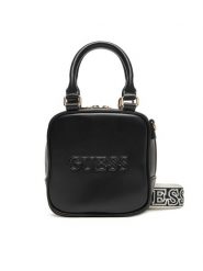 Guess Torebka V5BZ12WF810 Czarny. Czarne torebki klasyczne Guess, z aplikacjami, ze skóry, bez dodatków. Za 299.99 zł.
