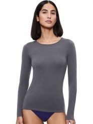 Triumph Koszulka w kolorze ciemnoszarym rozmiar: XL. Szare bluzki Triumph, xl, bez wzorów, z wełny, bez kołnierzyka, bez ramiączek. Za 95.92 zł.