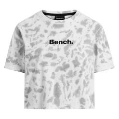 Bench Koszulka "Karma" w kolorze szaro-białym rozmiar: 38. Białe bluzki Bench, bez wzorów, z bawełny, bez kołnierzyka, bez ramiączek. Za 56.39 zł.