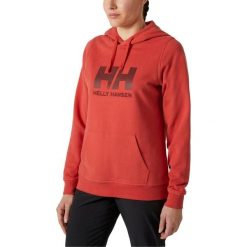 Bluza Damska Helly Hansen Hh Logo. Czerwone bluzy sportowe Helly Hansen, bez wzorów, bez kaptura. Za 379.00 zł.