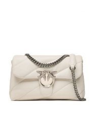 Pinko Torebka Love Classic Puff Cl PE 23 PLTT 100038 A0F2 Biały. Białe listonoszki Pinko, bez wzorów, ze skóry, bez dodatków. Za 1,119.00 zł.