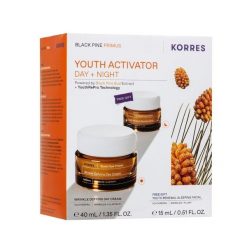 KORRES Zestaw Pielęgnacyjny Black Pine Primus Krem na dzień 40ml + Krem na noc 15ml Zestawy do pielęgnacji twarzy 1 ct. Kremy do twarzy KORRES. Za 184.00 zł.