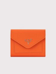 Lucky Bees Portfel "Columbia" w kolorze pomarańczowym - 12 x 10 x 3 cm rozmiar: onesize. Pomarańczowe portfele Lucky Bees, bez wzorów, z materiału. Za 43.99 zł.