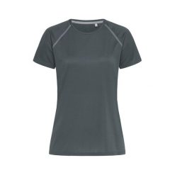 Koszulka Damska Active 140 Team Raglan. Żółte bluzki STEDMAN, l, bez wzorów, sportowe, bez kołnierzyka, bez ramiączek. Za 62.99 zł.