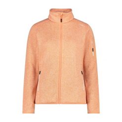 Bluza polarowa damska CMP Haze Jacket Knitted. Brązowe bluzy CMP, na zimę, m, bez wzorów, z polaru, bez kaptura. Za 304.15 zł.