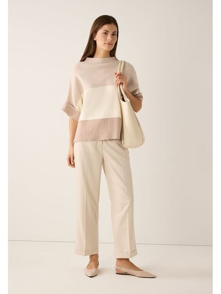 More & More Sweter w kolorze beżowo-kremowym rozmiar: 40. Brązowe swetry More & More, bez wzorów, bez ramiączek. Za 204.95 zł.