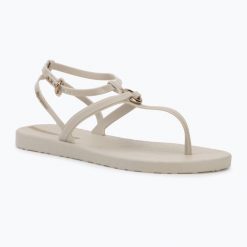 Sandały damskie Ipanema Atena. Brązowe sandały Ipanema, bez wzorów, z materiału, klasyczne, bez obcasa, bez zapięcia. Za 139.99 zł.