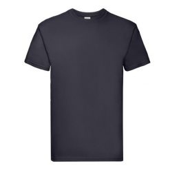 Koszulka Unisex Dla Dorosłych Super Premium. Niebieskie bluzki FRUIT OF THE LOOM, m, bez wzorów, sportowe, bez kołnierzyka, bez ramiączek. Za 41.99 zł.