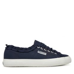 Tenisówki Superga. Niebieskie trampki Superga, bez wzorów, bez zapięcia. Za 199.99 zł.
