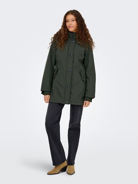 ONLY Parka puchowa w kolorze zielonym rozmiar: XS. Zielone parki Only, xs, z puchu, bez kaptura. Za 156.98 zł.