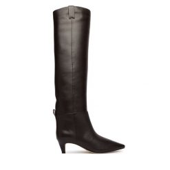 Kozaki MICHAEL Michael Kors. Brązowe kozaki MICHAEL Michael Kors, bez obcasa, na szpilce, bez zapięcia. Za 1,779.00 zł.