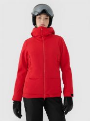 4F Kurtka narciarska 4FPro membrana Dermizax 20000/20000 damska - czerwona XS. Czerwone kurtki narciarskie 4f, l, bez wzorów, z dzianiny, z kapturem, narciarskie, Dermizax. Za 1,399.99 zł.