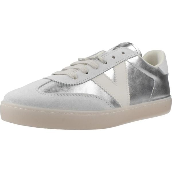 Buty VICTORIA BERLIN METAL Srebrny. Szare trekkingi VICTORIA, z materiału, trekkingowe. Za 301.99 zł.