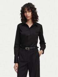 Guess Koszula W6YH10 W2752 Czarny Slim Fit. Czarne koszule Guess, m, z aplikacjami, z bawełny, bez kołnierzyka, bez ramiączek. Za 344.99 zł.