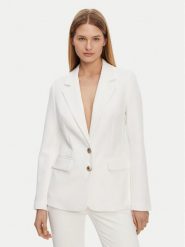Guess Marynarka W5GN59 WH9Y2 Biały Regular Fit. Białe marynarki i żakiety Guess, xl, z aplikacjami, z syntetyku. Za 399.99 zł.