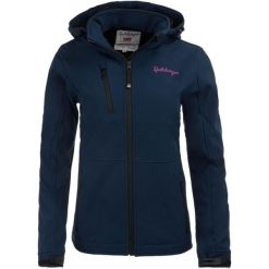 Spitsbergen Kurtka softshell 3-warstwowa damska Navy - 5000 mm. Niebieskie kurtki sportowe ZONE PERFECT, bez wzorów, z softshellu, bez kaptura. Za 314.99 zł.