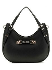 Guess Torebka w kolorze czarnym - 24 x 14 x 7 cm rozmiar: onesize. Czarne torby na ramię Guess, z aplikacjami, na ramię, bez dodatków. Za 382.99 zł.