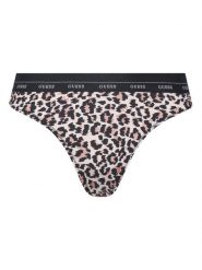 Guess Stringi O5RE25 KCOJ0 Brązowy. Brązowe stringi Guess, z aplikacjami, z syntetyku. Za 139.99 zł.