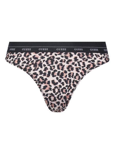 Guess Figi brazylijskie O5RE25 KCOJ0 Beżowy. Brązowe figi Guess, l, z aplikacjami, z syntetyku. Za 79.99 zł.