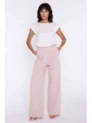 Nife Bluzka w kolorze białym rozmiar: 36. Białe bluzki Nife, bez wzorów, z wiskozy, bez kołnierzyka, bez ramiączek. Za 179.64 zł.