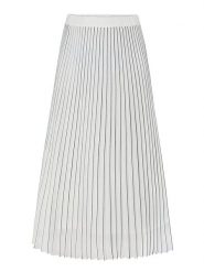 TATUUM Spódnica "Mirama" w kolorze kremowo-granatowym rozmiar: XL. Brązowe spódnice Tatuum, xl, bez wzorów, midi. Za 212.45 zł.