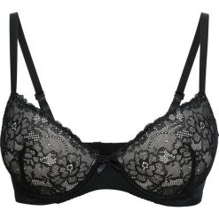 Biustonosz usztywniany bonprix czarno-piaskowo-beżowy. Biustonosze bonprix. Za 44.99 zł.