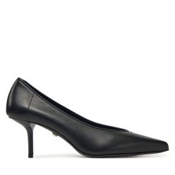 Szpilki Max Mara. Czarne szpilki Max Mara, bez wzorów, bez obcasa, na szpilce, bez zapięcia. Za 1,749.00 zł.