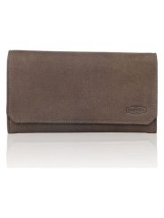 SPARWELL Skórzany portfel w kolorze brązowym - 19 x 11 x 2,5 cm rozmiar: onesize. Brązowe portfele SPARWELL, bez wzorów, z materiału. Za 73.99 zł.