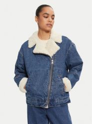 Levi's® Kurtka jeansowa Flight A9370-0001 Niebieski Relaxed Fit. Niebieskie kurtki s, bez wzorów, z bawełny, bez kaptura. Za 489.99 zł.