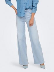 ONLY Dżinsy - Comfort fit - w kolorze błękitnym rozmiar: XS/L34. Niebieskie jeansy Only, l, z aplikacjami, z podwyższonym stanem. Za 74.63 zł.