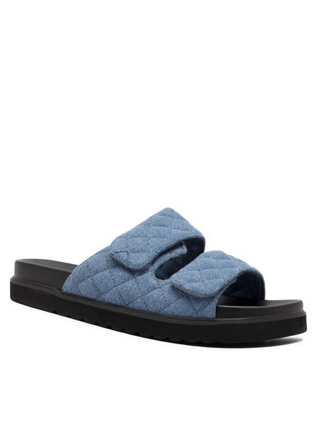 Jenny Fairy Klapki BOXIE HY2304-02 Niebieski. Niebieskie klapki Jenny Fairy, bez wzorów, z materiału, bez obcasa. Za 99.99 zł.