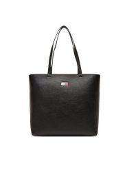 Tommy Jeans Torebka Tjw Must Tote AW0AW17549 Czarny. Czarne torebki klasyczne Tommy Jeans, bez wzorów, z jeansu, bez dodatków. Za 469.99 zł.