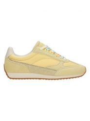 Wojas Skórzane sneakersy w kolorze żółtym rozmiar: 39. Żółte trampki Wojas, bez wzorów, bez zapięcia. Za 252.71 zł.