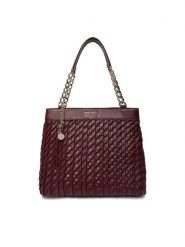 Nine West Torebka CEO-DAKOTA-II-LDA8007 Bordowy. Czerwone torebki klasyczne Nine West, bez wzorów, z materiału, bez dodatków. Za 299.99 zł.