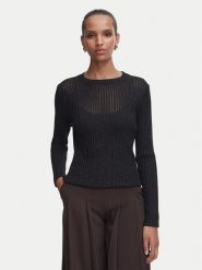 Rinascimento Bluzka CFM0012395003 Czarny Slim Fit. Czarne bluzki Rinascimento, m, bez wzorów, z syntetyku, bez kołnierzyka, bez ramiączek. Za 359.99 zł.