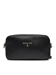 Patrizia Pepe Torebka 8B0185/L001-K103 Czarny. Czarne listonoszki Patrizia Pepe, bez wzorów, ze skóry, bez dodatków. Za 489.99 zł.