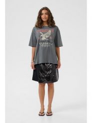 CULTURE Koszulka w kolorze szarym rozmiar: XL. Szare bluzki Culture, xl, bez wzorów, z bawełny, bez kołnierzyka, bez ramiączek. Za 82.99 zł.