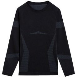 Top Termoaktywny Dla Kobiet F113. Czarne topy 4f, s, bez wzorów, bez kołnierzyka, bez ramiączek. Za 197.99 zł.