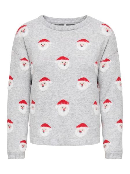 ONLY Sweter w kolorze szarym rozmiar: L. Szare swetry Only, l, bez wzorów, ze splotem, bez ramiączek. Za 135.49 zł.