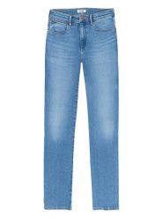 Wrangler Dżinsy - Slim fit - w kolorze błękitnym rozmiar: W27/L30. Niebieskie jeansy Wrangler, l, z aplikacjami. Za 140.86 zł.