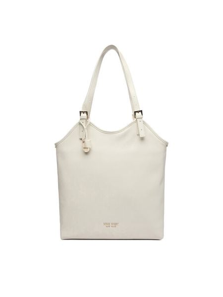 Nine West Torebka CEO-Sensa-LDA8373 Écru. Białe shopper Nine West, bez wzorów, z materiału, bez dodatków. Za 199.99 zł.