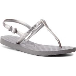 Sandały HAVAIANAS - Freedom Sl Cf 41371105178 Steel Grey. Szare klapki Havaianas, bez wzorów, z tworzywa sztucznego, bez obcasa, bez zapięcia. W wyprzedaży za 79.00 zł.