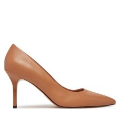 Szpilki Marella. Brązowe szpilki Marella, bez wzorów, bez obcasa, na szpilce, bez zapięcia. Za 689.99 zł.