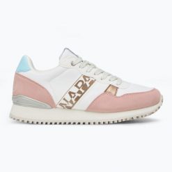 Buty damskie Napapijri Astra. Czerwone trekkingi Napapijri, trekkingowe. Za 229.99 zł.