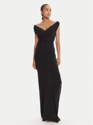 JACQUEMUS Sukienka wieczorowa Rita 25E251DR237-1767 990 Czarny Regular Fit. Czarne sukienki JACQUEMUS, bez wzorów, z syntetyku, wizytowe, bez kołnierzyka, bez ramiączek. Za 5,059.00 zł.